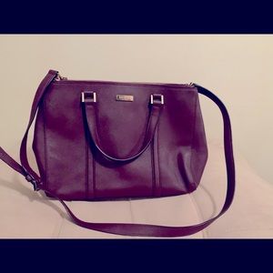 Plum Kate Spade Tote Bag